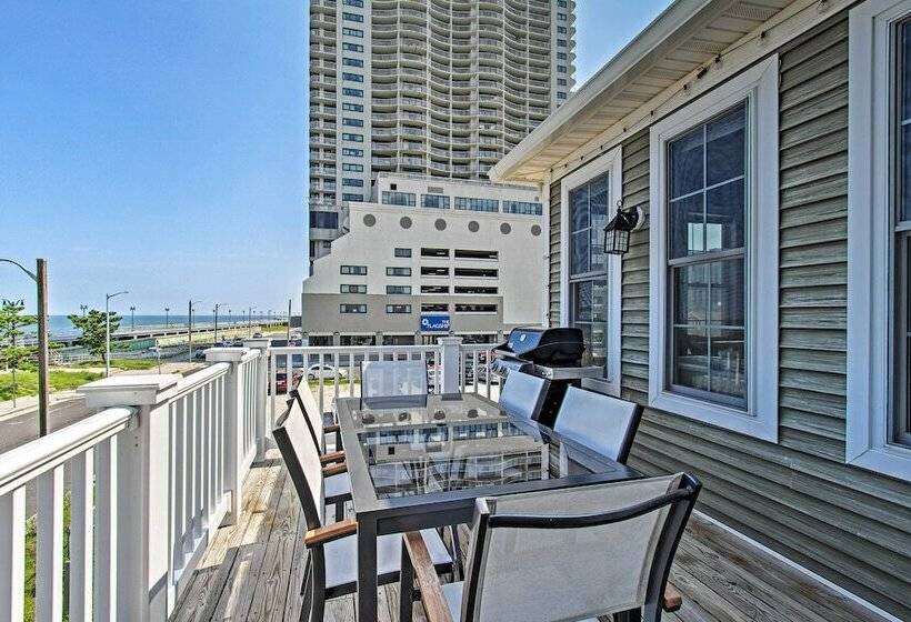 Idyllic Oceanfront Home On Atlantic City Boardwalk