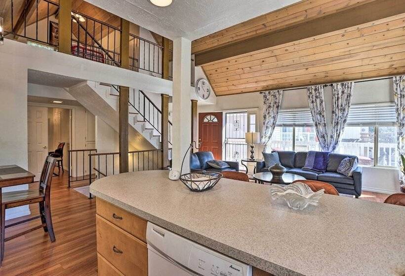 Lake & Mountain View Home: Walk To Downtown!