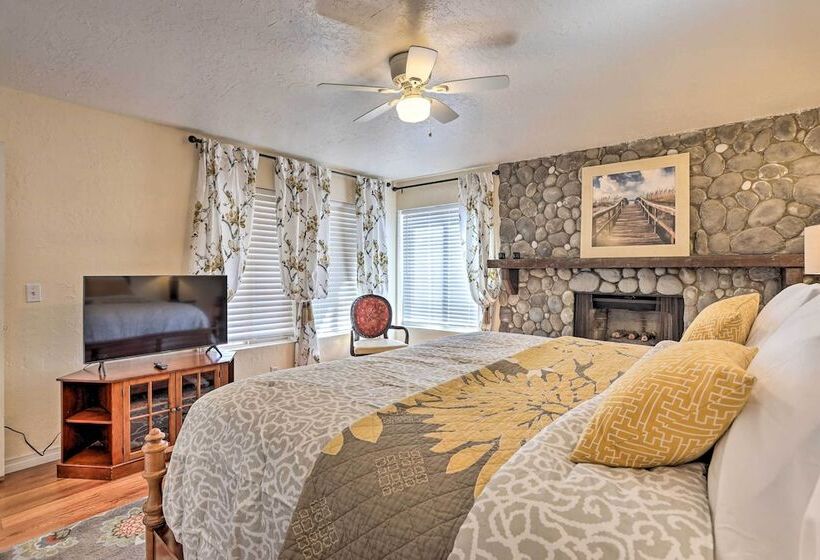 Lake & Mountain View Home: Walk To Downtown!