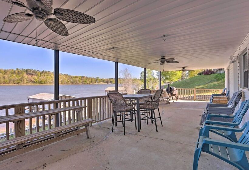Lakefront Abode W/ Dock ~ 15 Mi To Talladega!