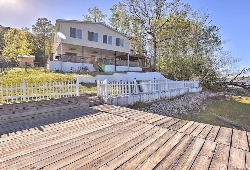 Lakefront Abode W/ Dock ~ 15 Mi To Talladega!