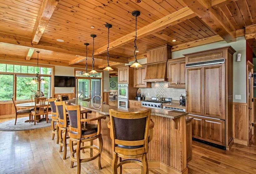 Lakefront Alton Bay Home W/ Theater & Dock