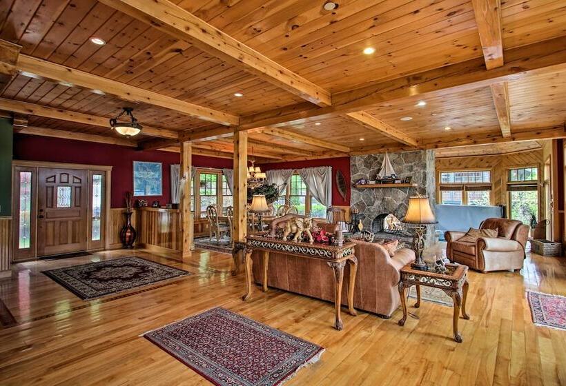 Lakefront Alton Bay Home W/ Theater & Dock