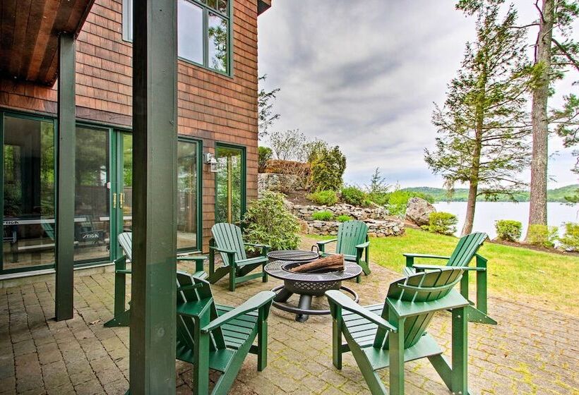 Lakefront Alton Bay Home W/ Theater & Dock