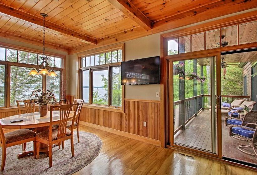 Lakefront Alton Bay Home W/ Theater & Dock