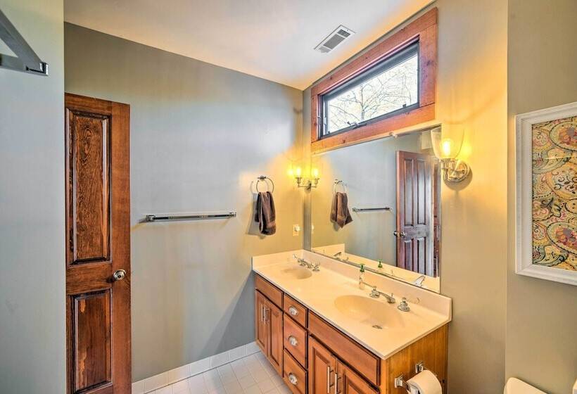 Lakefront Harrison Home W/ Sunroom, Deck, & Dock!