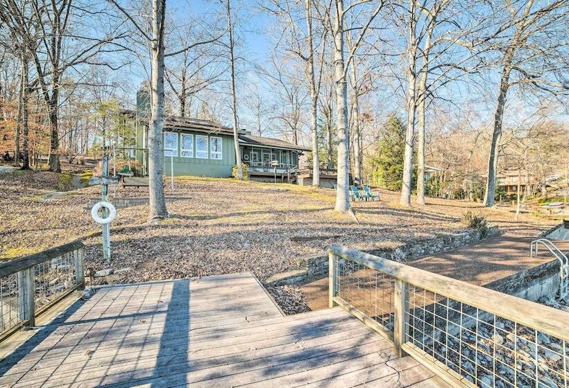 Lakefront Harrison Home W/ Sunroom, Deck, & Dock!