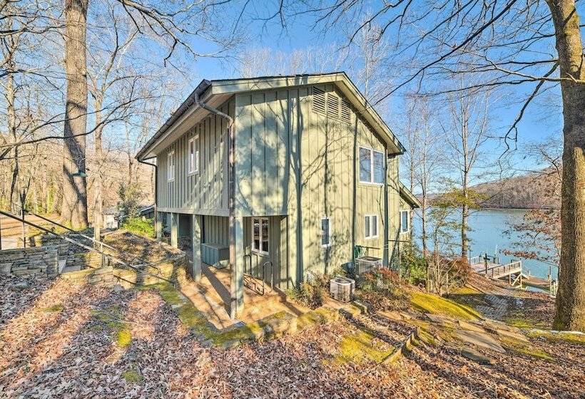 Lakefront Harrison Home W/ Sunroom, Deck, & Dock!
