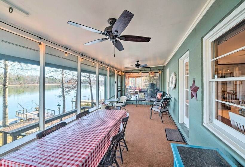 Lakefront Harrison Home W/ Sunroom, Deck, & Dock!