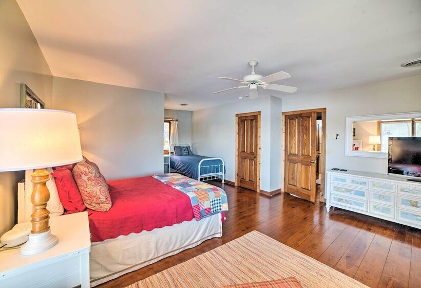 Lakefront Harrison Home W/ Sunroom, Deck, & Dock!