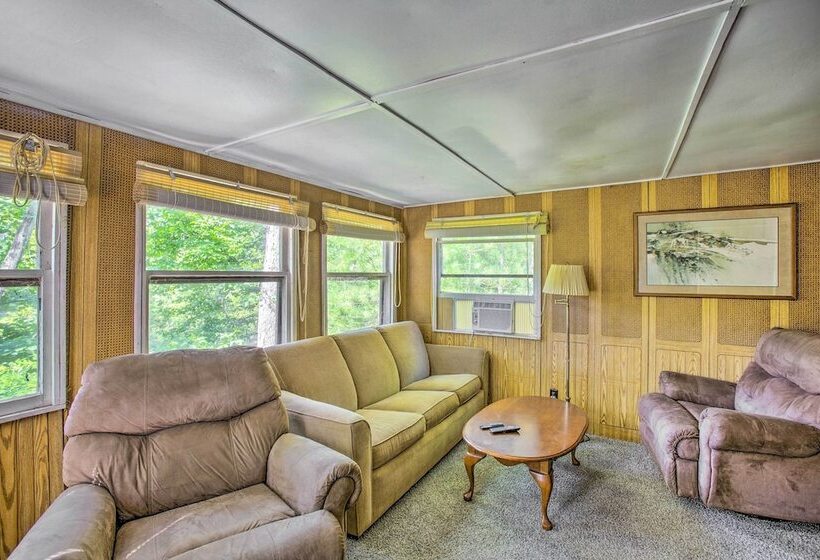 Little Manistee Riverfront Cabin W/ Fire Pit!