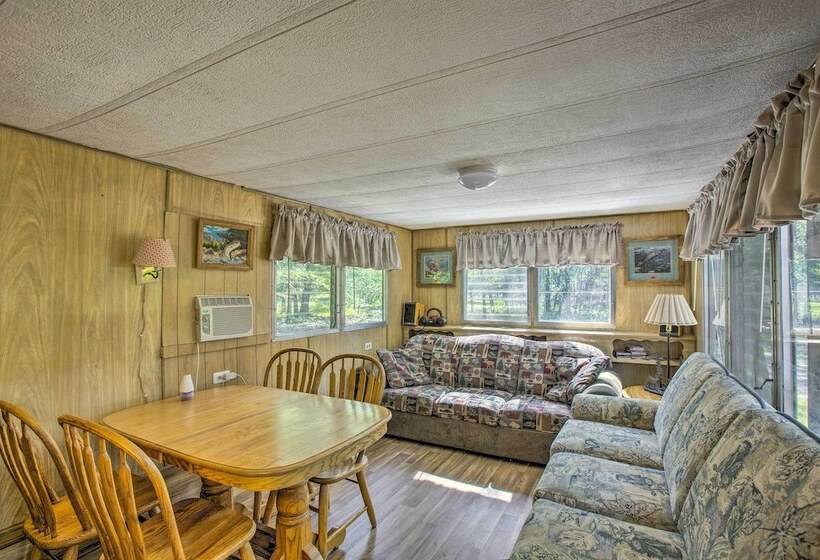 Little Manistee Riverfront Cabin W/ Fire Pit!