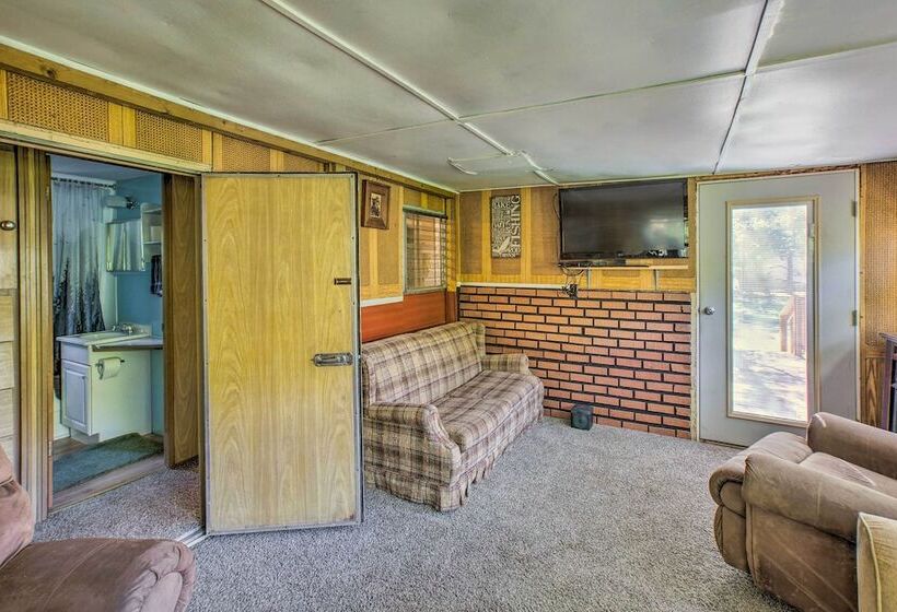 Little Manistee Riverfront Cabin W/ Fire Pit!