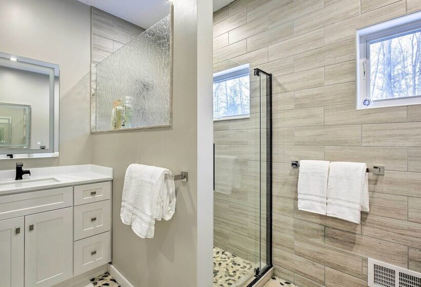 Modern Chic Interlochen Home W/ Deck & Game Room!