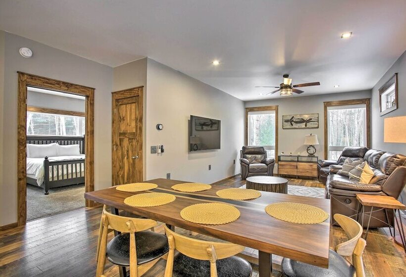 Modern Chic Interlochen Home W/ Deck & Game Room!