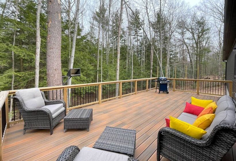 Modern Chic Interlochen Home W/ Deck & Game Room!