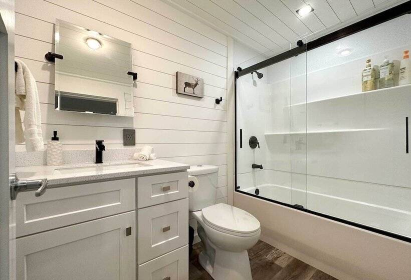 Modern Chic Interlochen Home W/ Deck & Game Room!