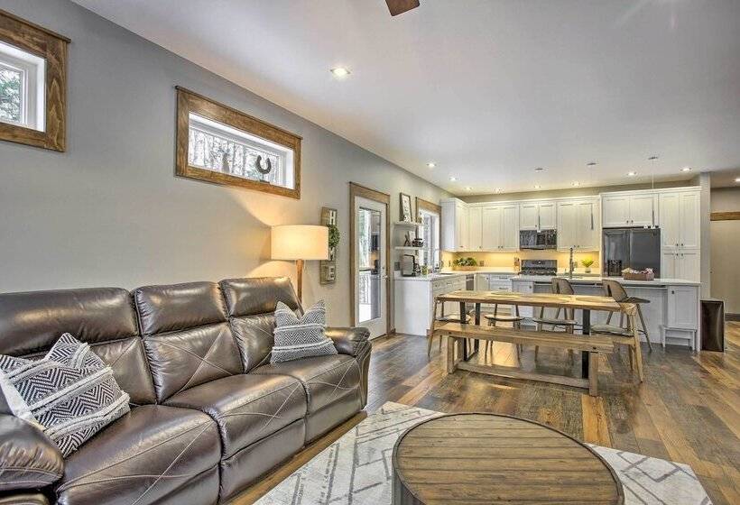 Modern Chic Interlochen Home W/ Deck & Game Room!