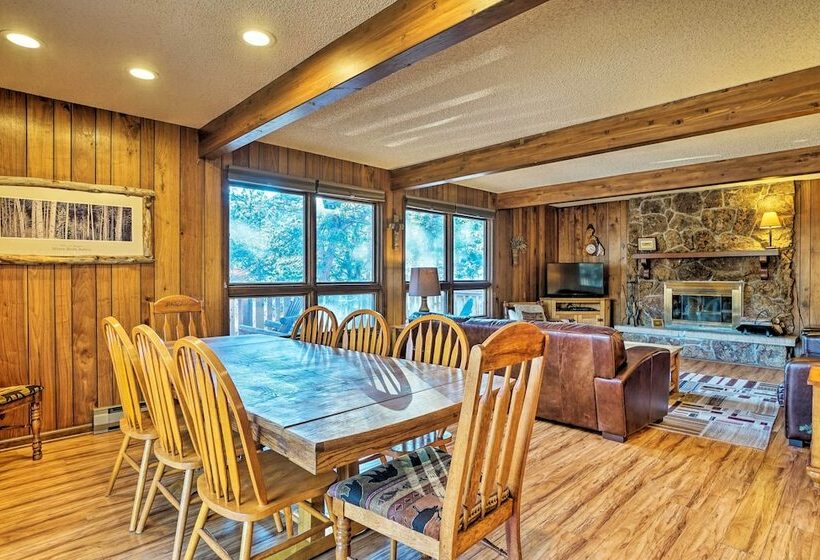 Peaceful Pines Estes Park Home: Longs Peak View