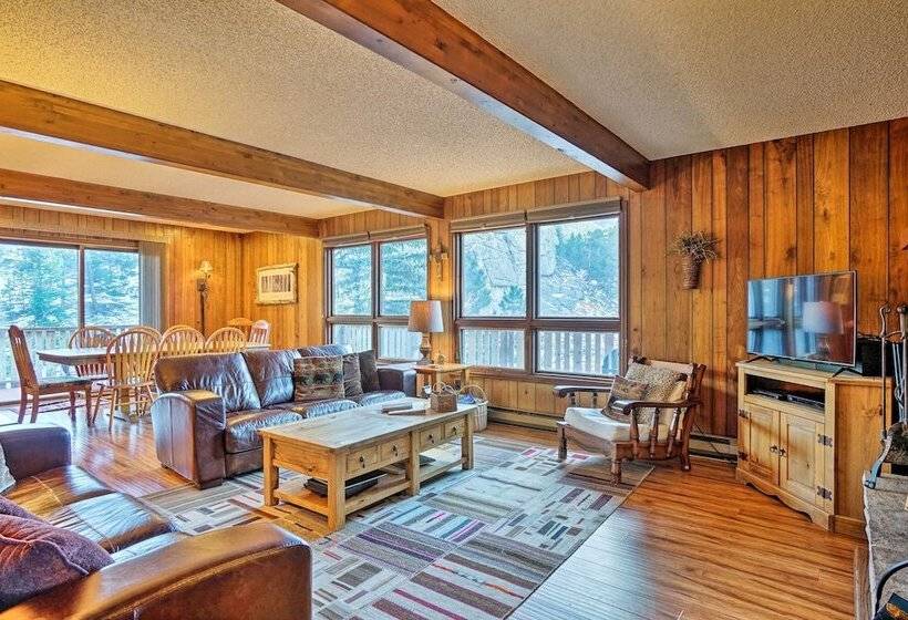 Peaceful Pines Estes Park Home: Longs Peak View