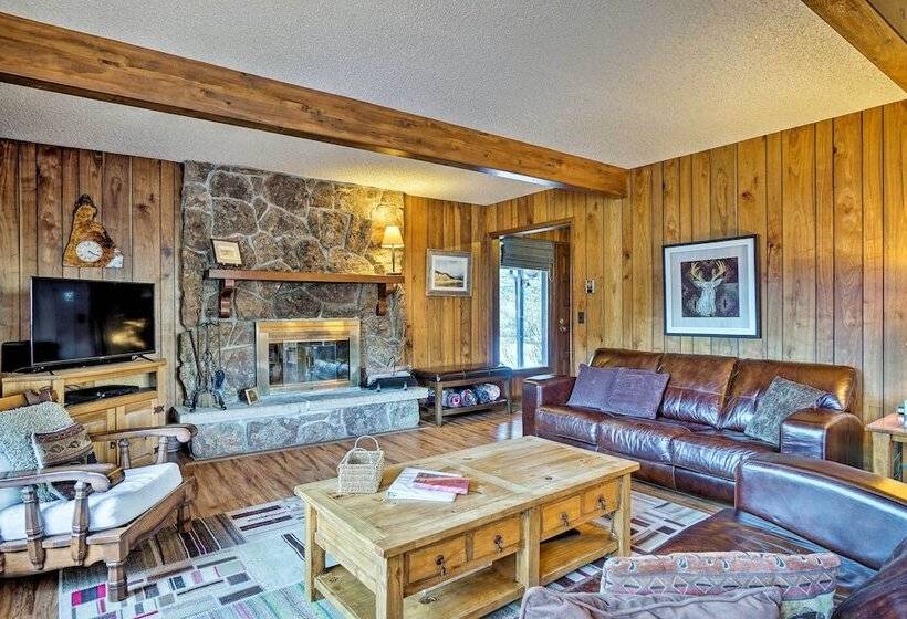 Peaceful Pines Estes Park Home: Longs Peak View