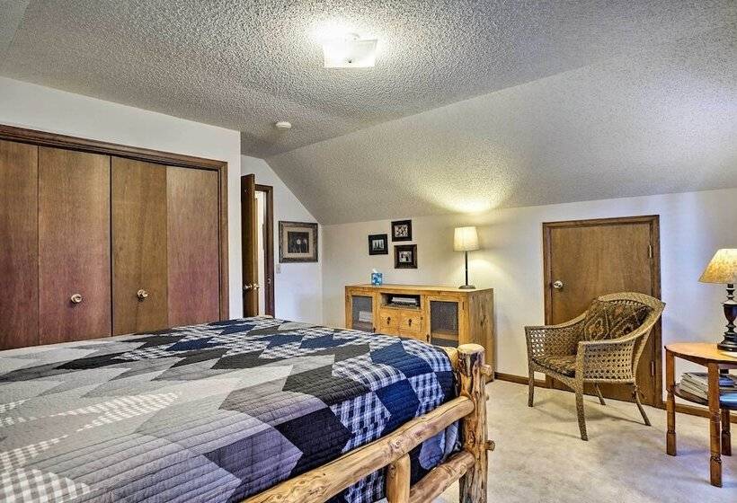 Peaceful Pines Estes Park Home: Longs Peak View