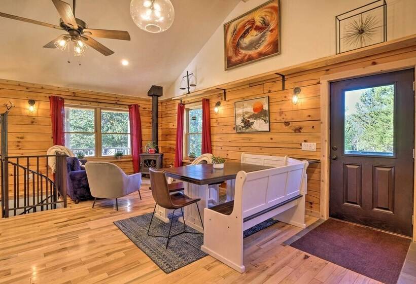 24 0132 Alma Retreat W/ Deck: 17 Mi To Skiing