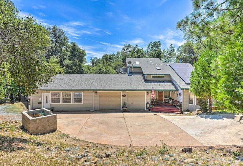 Fire Pit + Bbq: Wine Country Home In Placerville!