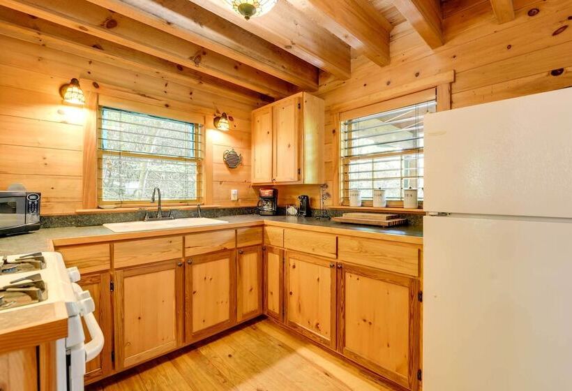Hot Tub + Furnished Porch: Balsam Grove Cabin