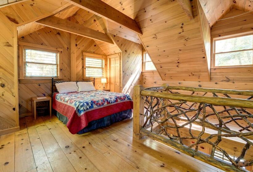 Hot Tub + Furnished Porch: Balsam Grove Cabin