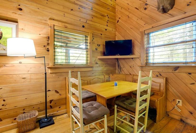 Hot Tub + Furnished Porch: Balsam Grove Cabin