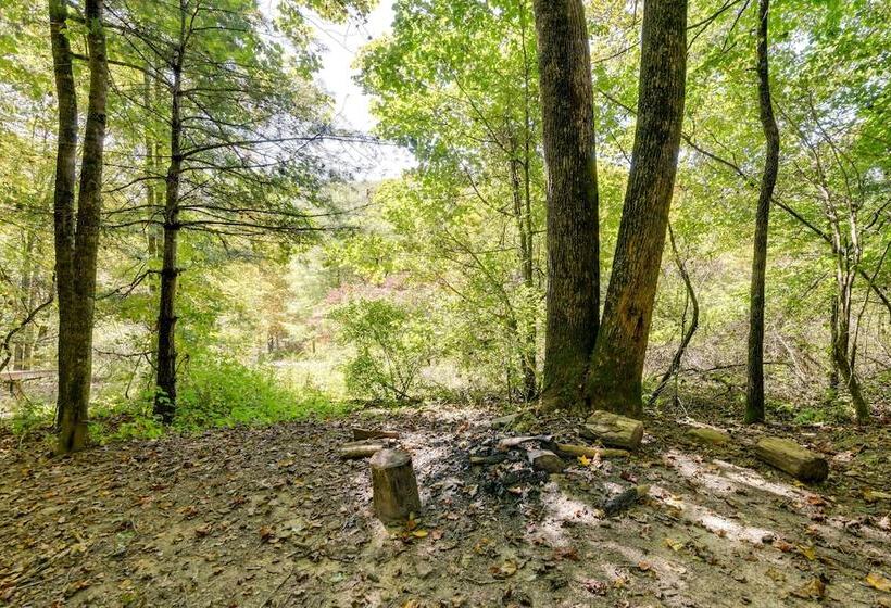 Hot Tub + Furnished Porch: Balsam Grove Cabin