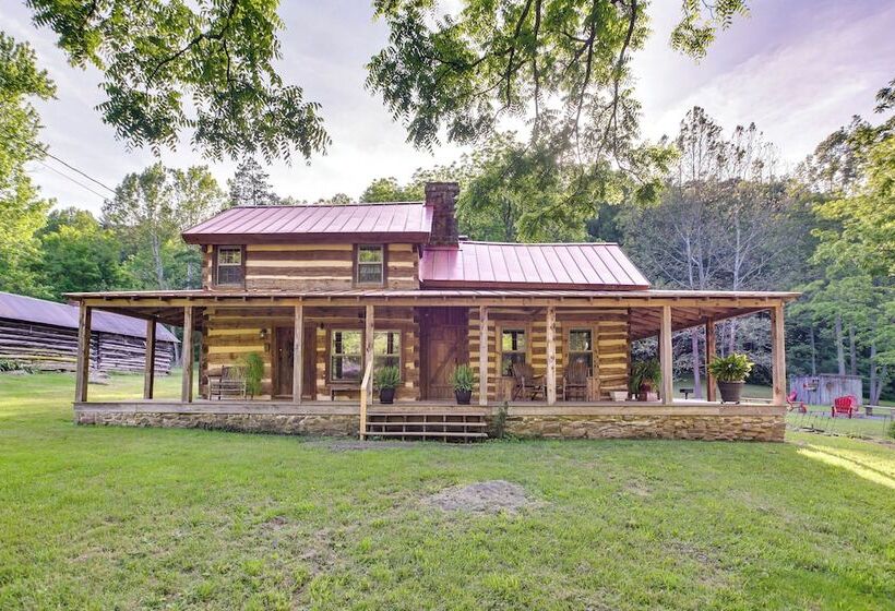 Restored Buchanan Log Cabin On 9 Mile Creek!