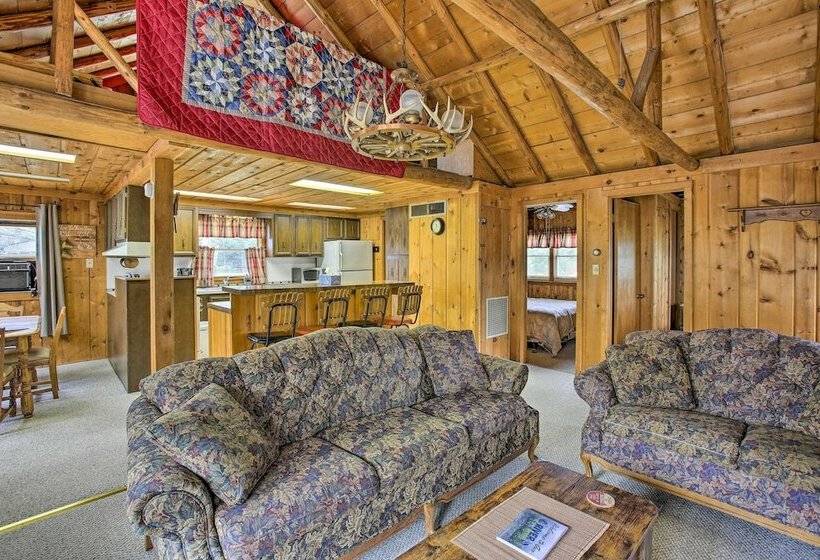 Rustic River View Cabin W/ Fire Pit, Games & Grill