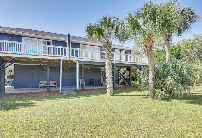 Sunny Edisto Island Duplex   Half Mile To Beach!