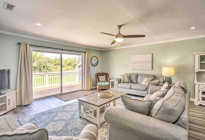 Sunny Edisto Island Duplex   Half Mile To Beach!