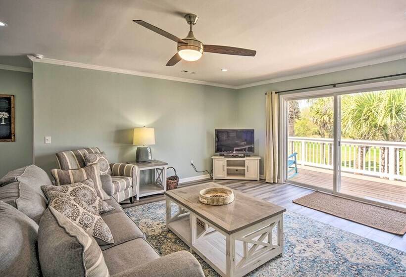 Sunny Edisto Island Duplex   Half Mile To Beach!