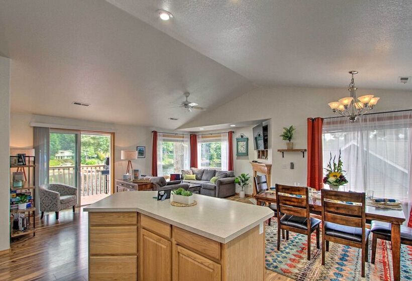 The Peacock House    Waterfront Home W/ Hot Tub!