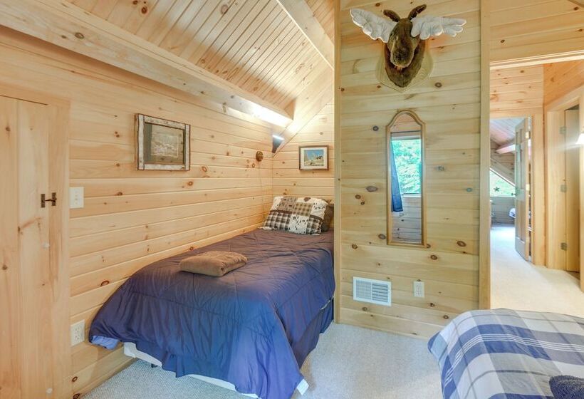 Updated Log Cabin Near Story Land & Diana S Baths!