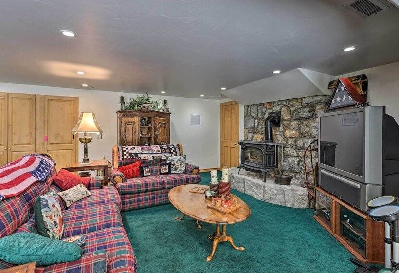 Waterfront Lake Arrowhead Home W/ View & Game Room