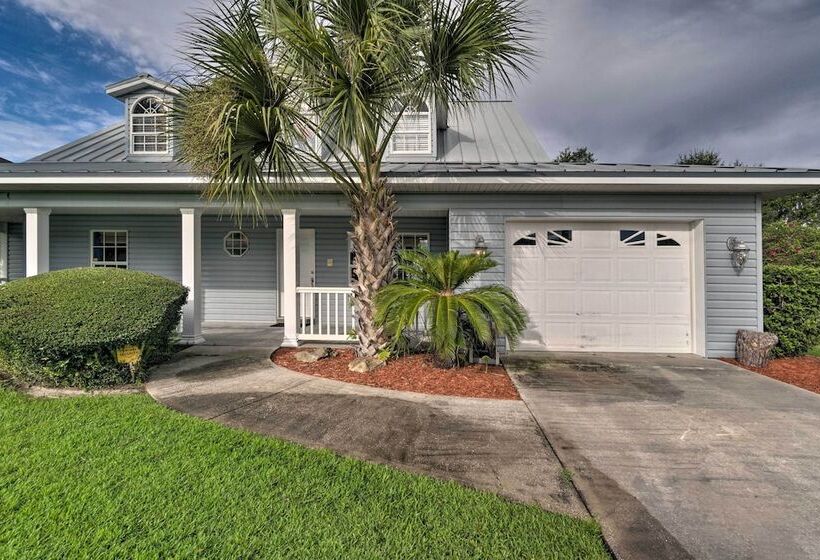 Waterfront Lake Placid Home W/dock & Fire Pit