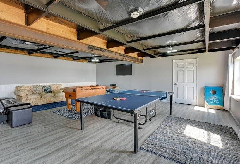 Waterfront Michigan Center Home W/ Boat Dock!