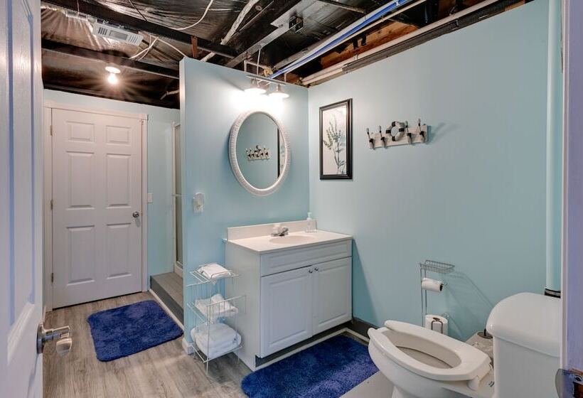 Waterfront Michigan Center Home W/ Boat Dock!