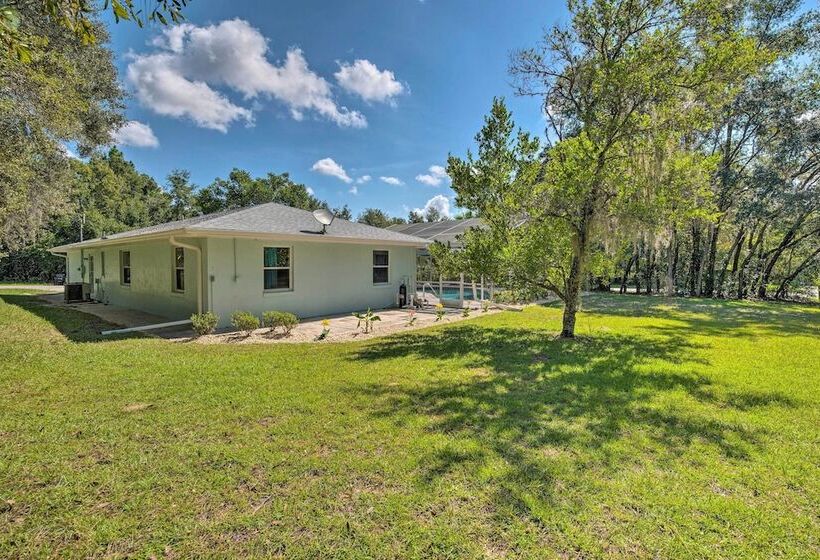 Welcoming Citrus Springs Home W/ Heated Pool