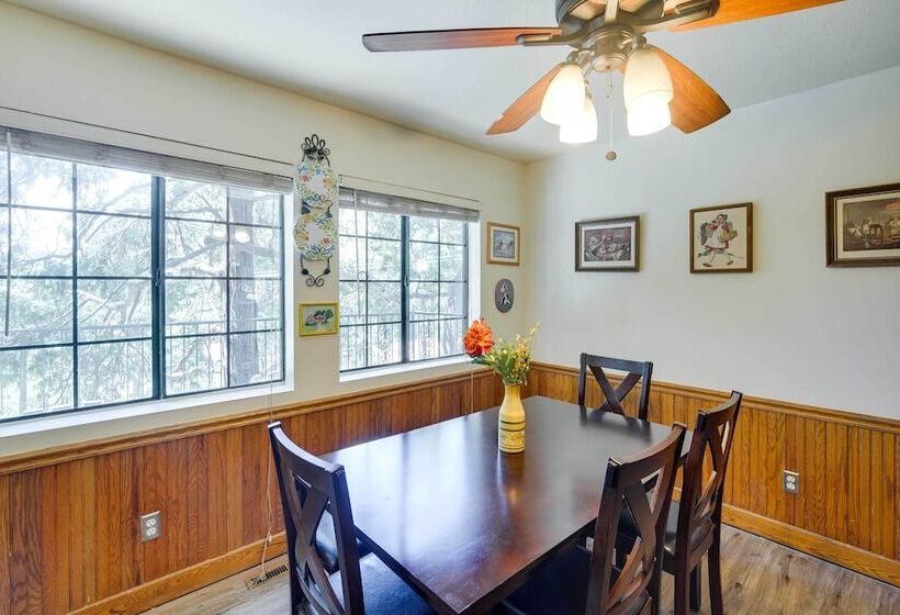 All Season Crestline Escape   2 Mi To Lake!