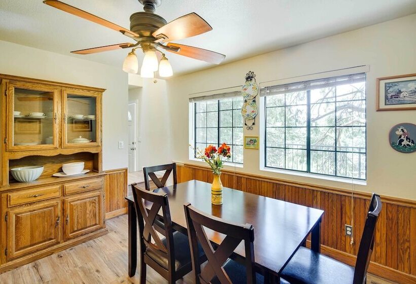 All Season Crestline Escape   2 Mi To Lake!