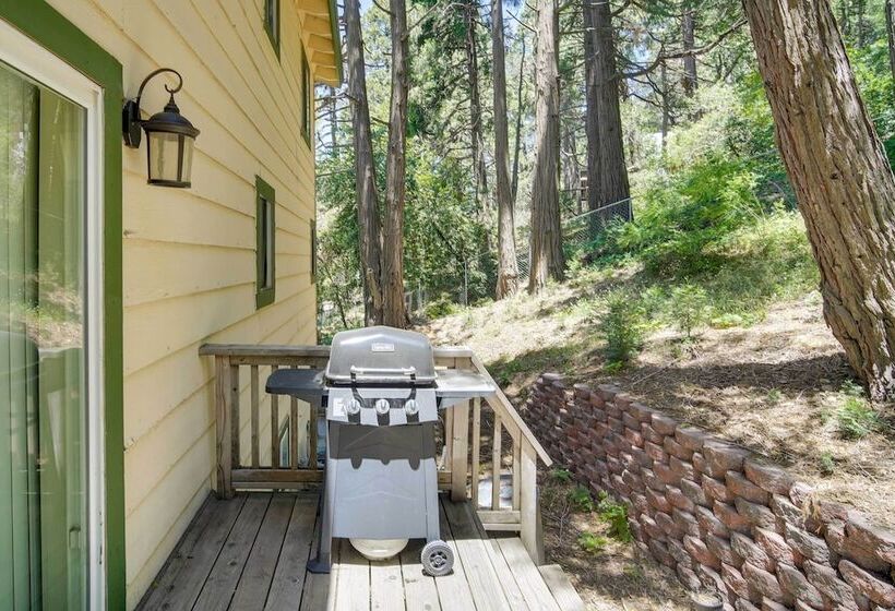 All Season Crestline Escape   2 Mi To Lake!