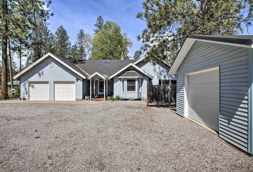 All Seasons Chewelah Home: Fish, Golf & Ski!