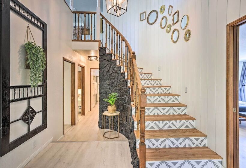 Boho Chic Home W/ Game Room Near Lake Gregory!