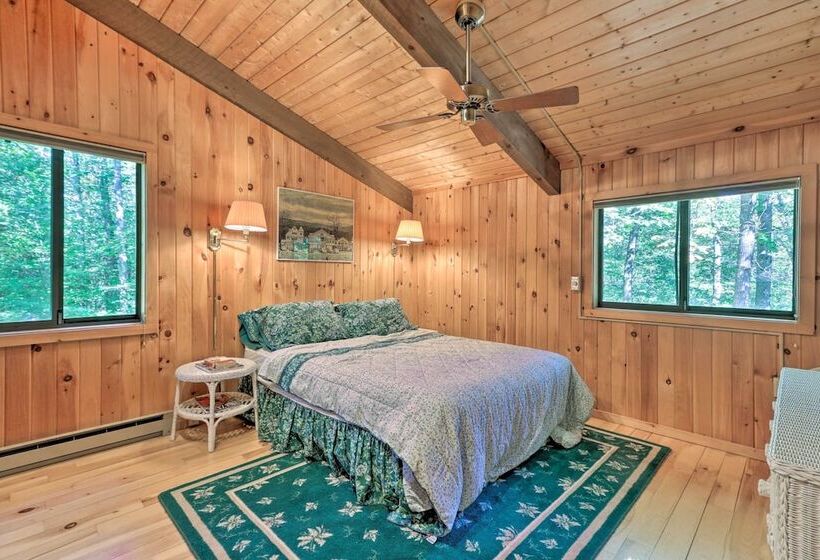 Cabin W/ 3 Acres, Tennis Courts: By 4 Ski Mtns
